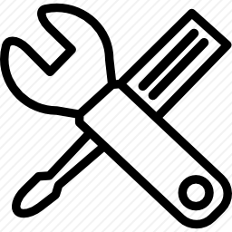 十字扳手和螺丝刀