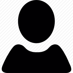 黑色用户形状