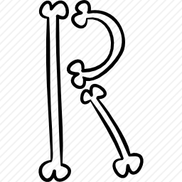 字母R的骨骼排版要点