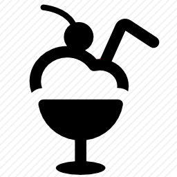 <em>樱桃</em>杯和Straw冰淇淋杯