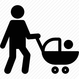 带<em>婴儿</em>车的人