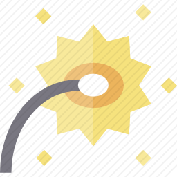 手持<em>烟花</em>