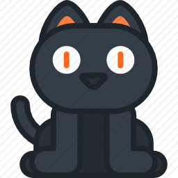 黑色的猫