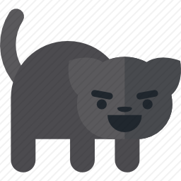 黑色的猫
