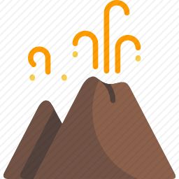 喷发