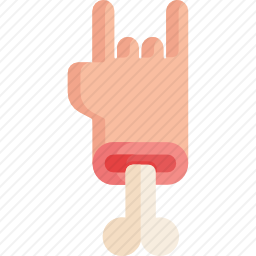 手