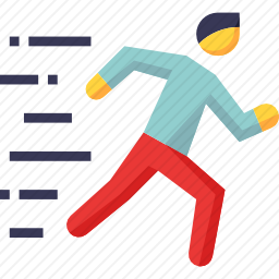 <em>奔跑</em>的人