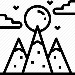 <em>山</em>