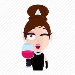 喝红酒的女人