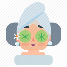 做水疗的老奶奶