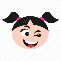 开心的女孩