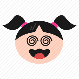 头晕的小女孩