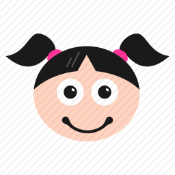 微笑的小女孩