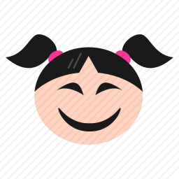 微笑的小女孩