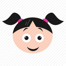 微笑的小女孩