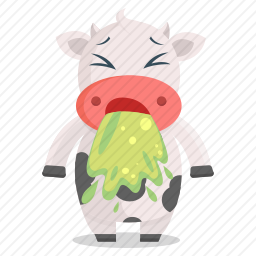 呕吐的奶牛