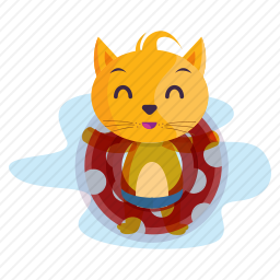 放松的猫咪