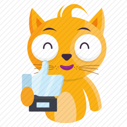 拿着奖杯的猫咪