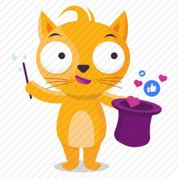 变魔术的猫咪