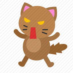 愤怒的猫咪