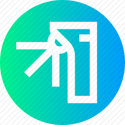 旋转栅门