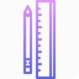 <em>铅笔</em>与直尺