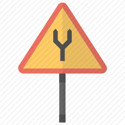 道路分叉标志