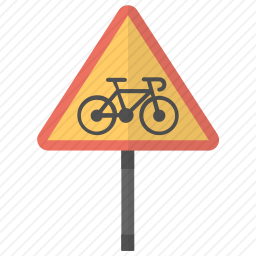 自行车车道标志