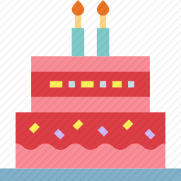 <em>生日蛋糕</em>