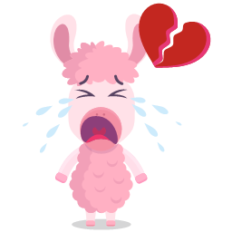 伤心的羊驼