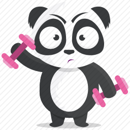 健身的<em>熊猫</em>