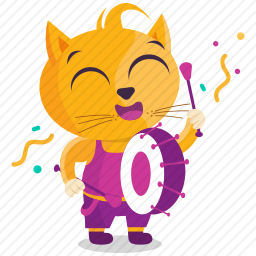 打鼓的猫