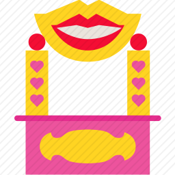 亲吻摊位