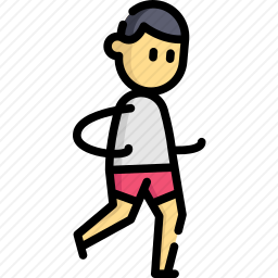 跑步