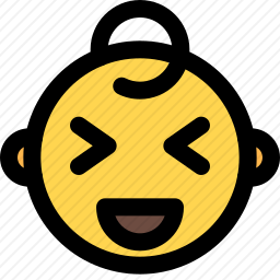 咧着嘴笑