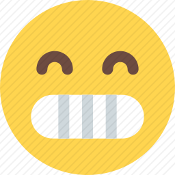 咧着嘴笑