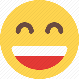 咧着嘴笑