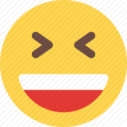 咧着嘴笑