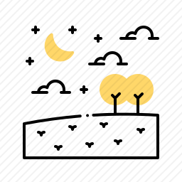 夜晚