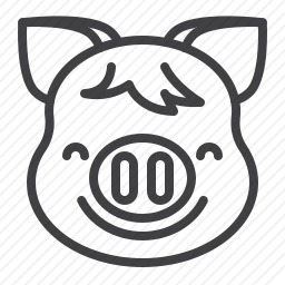 微笑的<em>猪</em>