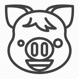微笑的<em>猪</em>