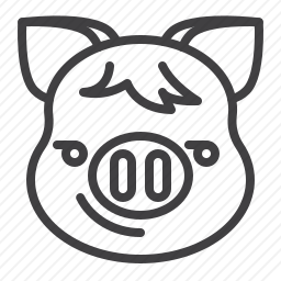 微笑的<em>猪</em>
