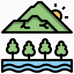 <em>山</em>