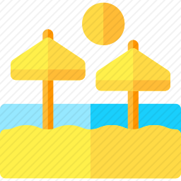 海滩上的日落