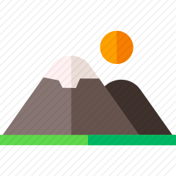 <em>山</em>