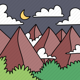 <em>山</em>