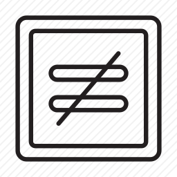 <em>不</em><em>等于</em>