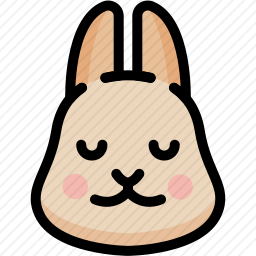 微笑的兔子