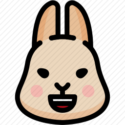 微笑的兔子