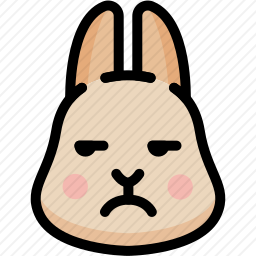 无语的兔子